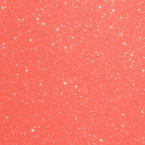 Siser EasyPSV Glitter - Coral 30cm x 1m Roll (self adhesive)