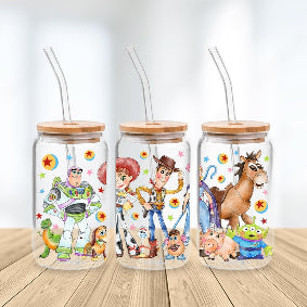 * NEW SIZE * UV DTF Transfer Wrap / Decal - LIB034 Toys