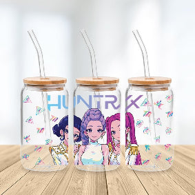 * NEW SIZE * UV DTF Transfer Wrap / Decal - LIB057 Girls