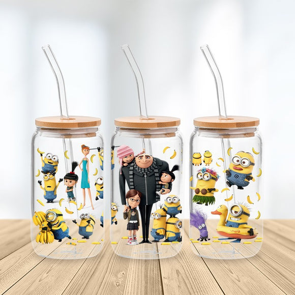 * NEW SIZE * UV DTF Transfer Wrap / Decal - LIB060 Yellow