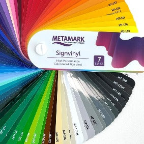 Metamark 7 (permanent) Colour Pack -  10 x 1m Rolls