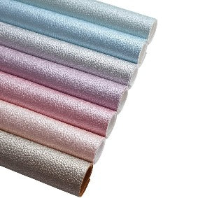 Faux Leather Colour Pack - Pearl x 7 sheets