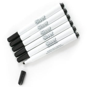 Siser Sublimation Markers - Black 6 pack