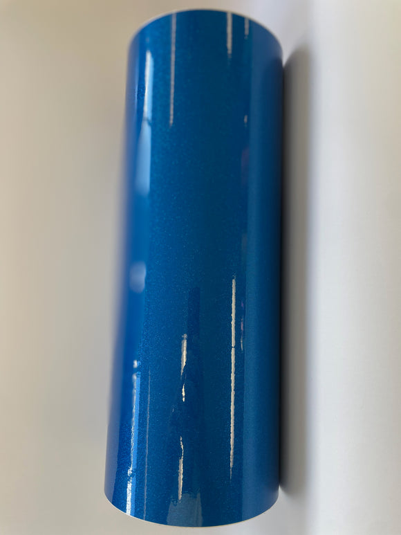 StyleTech Transparent Glitter - Blue 30cm x 1m Roll