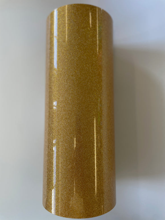 StyleTech Transparent Glitter - Gold 30cm x 1m Roll