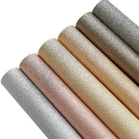 Faux Leather Colour Pack - Metallic x 6 sheets