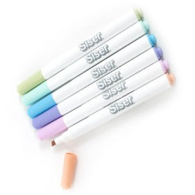 Siser Sublimation Markers - Pastel Colours 6 pack