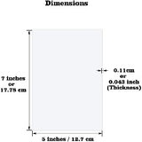 Acrylic Sheet - Clear 5" x 7"