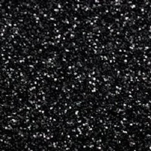 Siser Glitter 2 HTV - Black 50cm x 30cm Roll