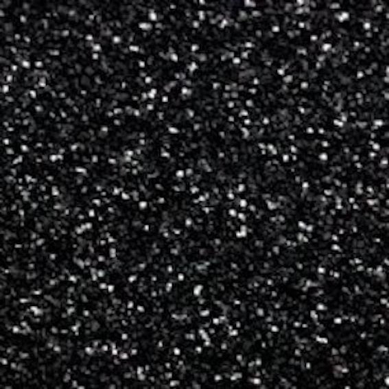 Siser Glitter 2 HTV - Black 50cm x 30cm Roll