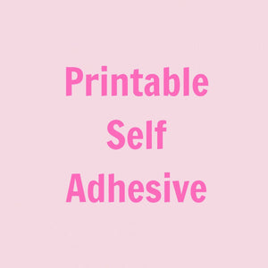 Inkjet Printable Self Adhesive Vinyl / Sticker Gloss - A4