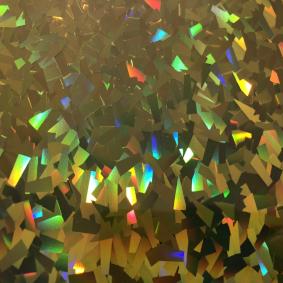 STAHLS Effect Film Holographic Gold Crystal HTV 50cm x 30cm Roll