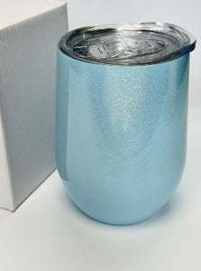 Stainless Steel Tumbler 12oz Shimmer Holographic - Sky