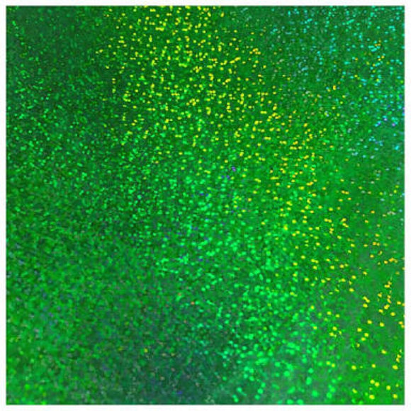 STAHLS Effect Film Holographic Sparkle Green HTV A4
