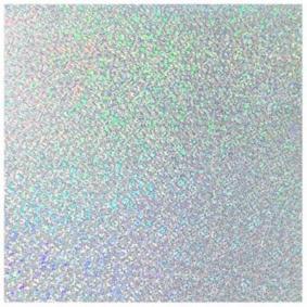 STAHLS Effect Holographic Sparkle Silver HTV 50cm x 30cm Roll