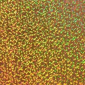 STAHLS Effect Film Holographic Sparkle Gold HTV A4